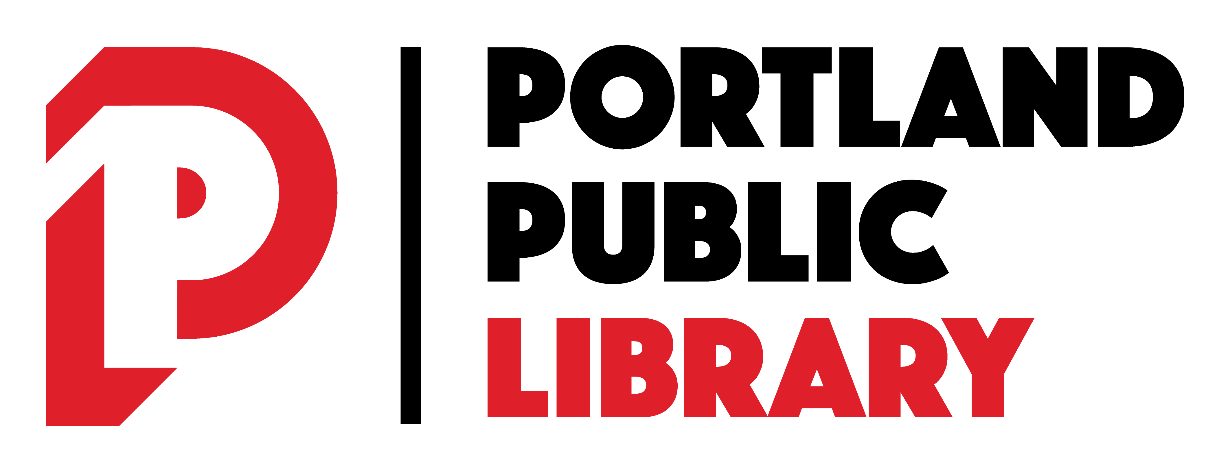 Homepage of Portland Public Library