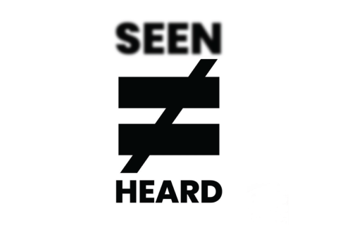SEEN≠HEARD logo