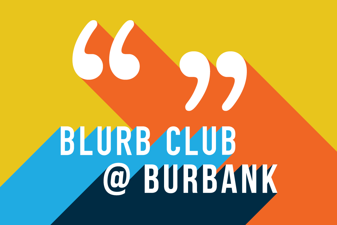 Logo for the series "Blurb Club @ Burbank"